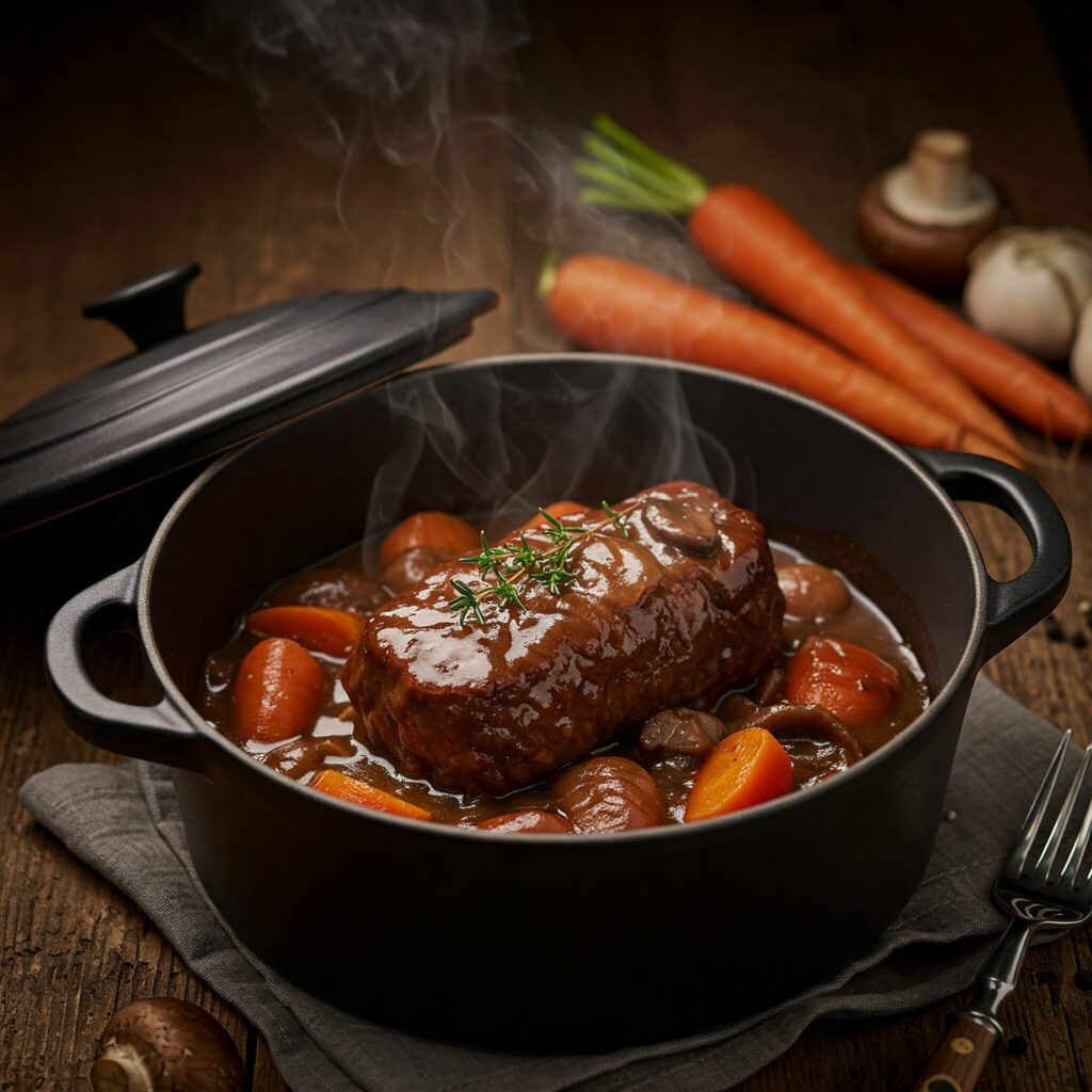 boeuf bourguignon recette de grand-mère