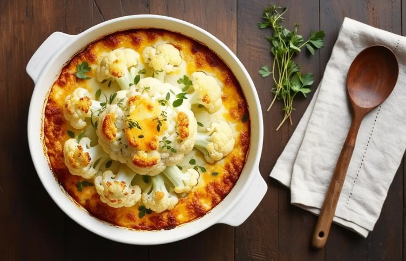 gratin de choux fleur