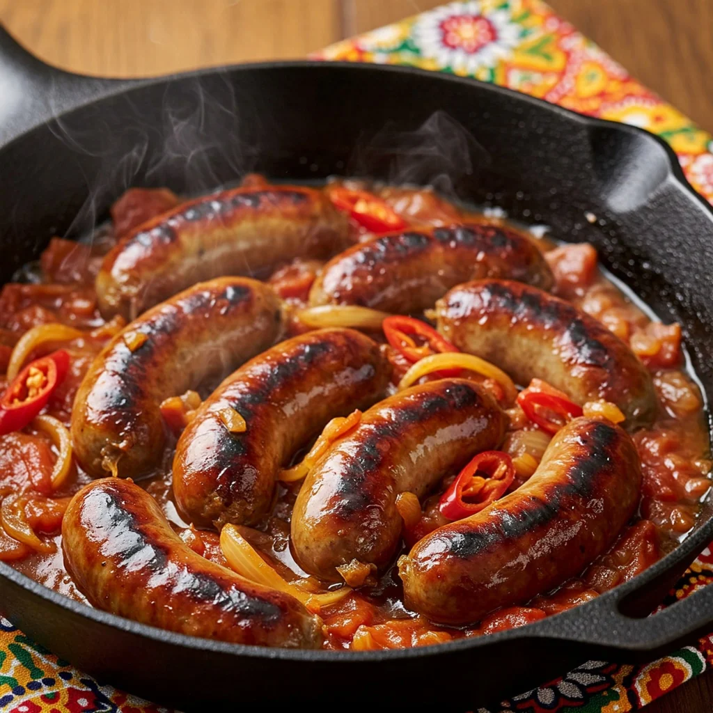 rougail saucisse recette