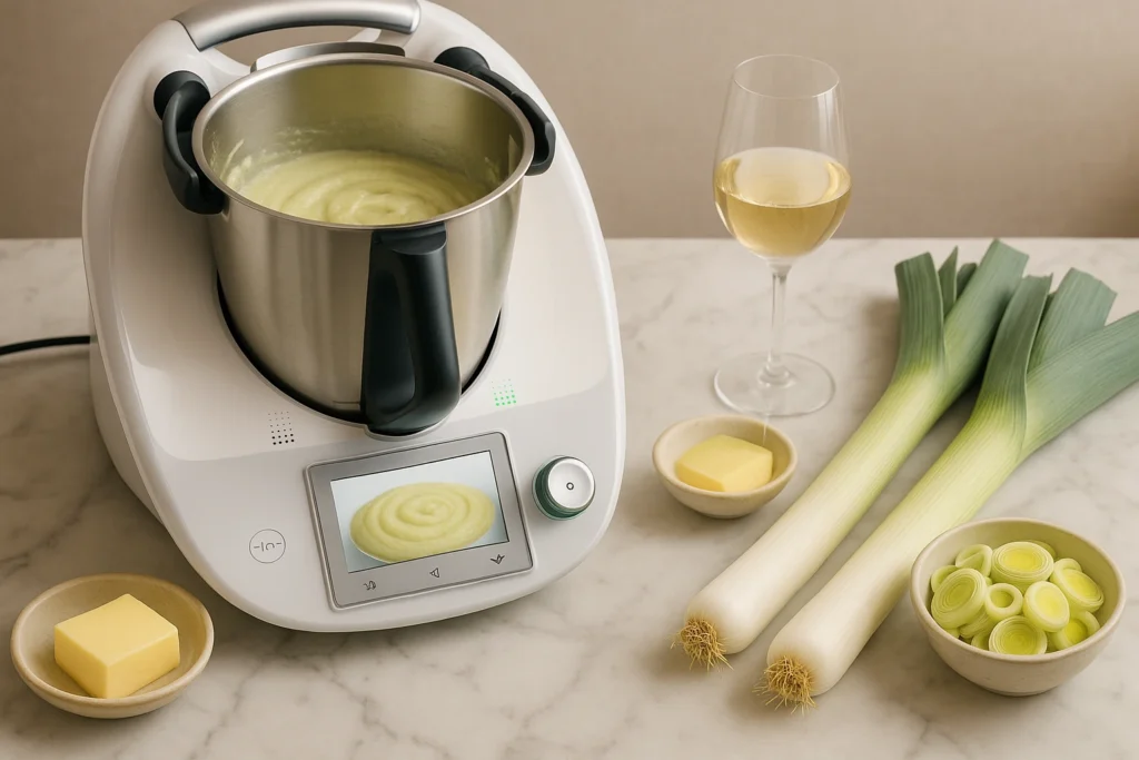 fondue de poireaux thermomix