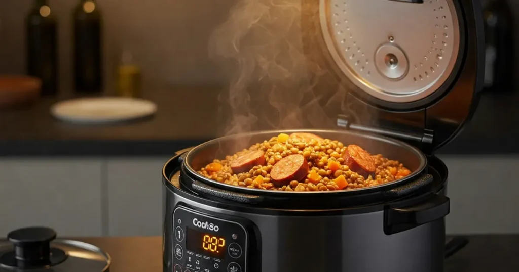 recette lentilles saucisses